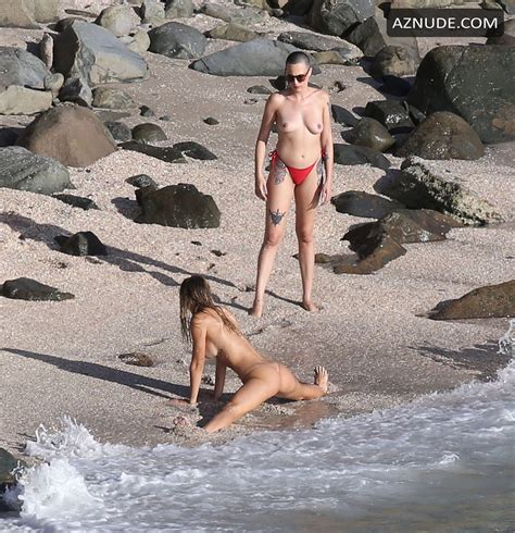 Alexis Ren Nude Photos From The Beach In St Barth Aznude
