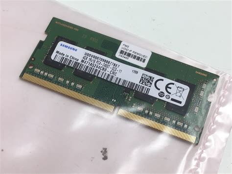 Samsung 4GB DDR4 PC4-2400T LAPTOP RAM 1Rx16 SoDimm Memory M471A5244CB0 ...