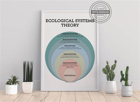 Bronfenbrenner's Ecological Systems Theory DIGITAL Print - Etsy