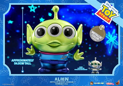 Hot Toys Cosb Toy Story Alien Metallic Color Version Cosbaby Xl