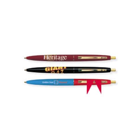 Bic Clic Gold Pen Click Pens Writing Instruments Office Supplies