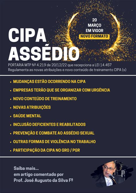 CIPA Assédio informativo MUDANÇAS ESTÃO OCORRENDO NA