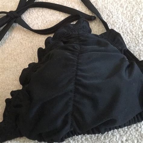 Swimsuits For All Swim Nwt Swimsuits4all Black Bikini Set Wsmall Ruffle Poshmark