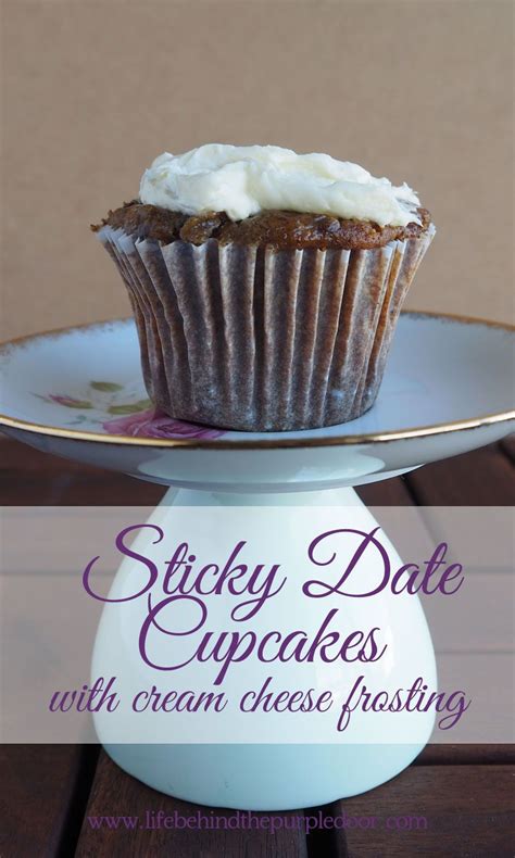 Sticky Date Cupcakes With Cream Cheese Frosting Recipe Cupcakes