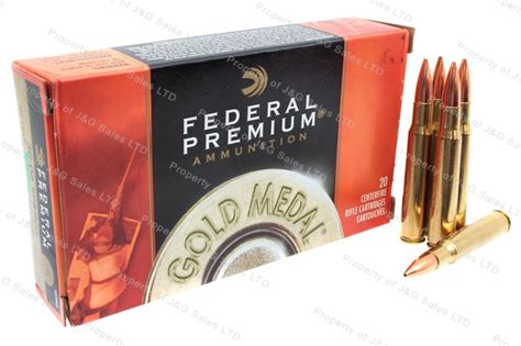 30 06 Federal Gold Medal 168gr Sierra Matchking Bthp Ammo 20rd Box Gm3006m Jandg Sales