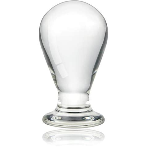 Verre Anal Plug Cristal Gode Classique Transparent Ampoule Plug Anal Masturbation Vagin Masseur