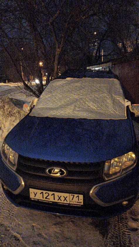 Чехол на лобовое стекло. — Lada Ларгус, 1,6 л, 2021 года | аксессуары ...