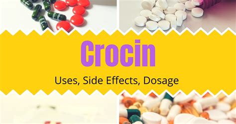 Crocin: Uses, Side Effects, Precautions, Dosage - DrugsBank