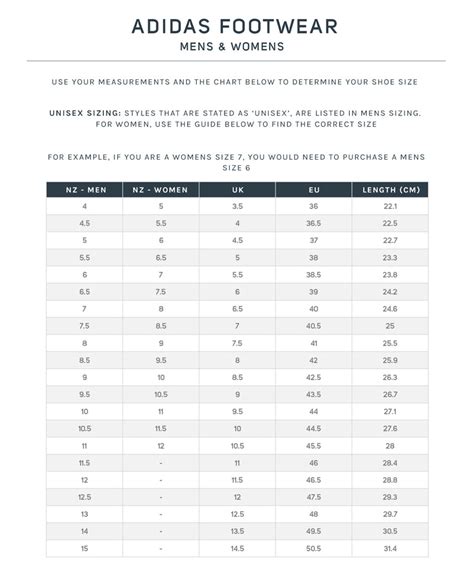 The Ultimate Guide To Adidas Men Shoes Size Chart Understand Your Perfect Fit Shoes