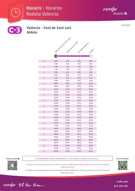 Cercanias Horario Madrid 11