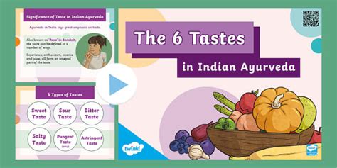 Six Types Of Tastes In Indian Ayurveda PPT Teacher Made