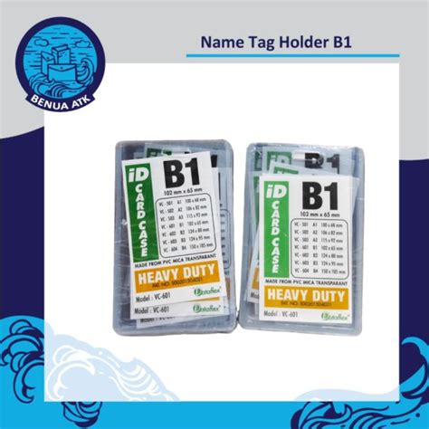 ID Card Holder Name Tag Plastik Mika B1 Dataflex Isi 20pcs VC 601