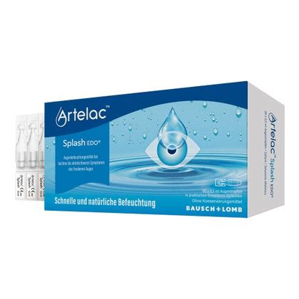 Artelac Splash Edo Augentropfen F R Trockene Brennende Augen X Ml