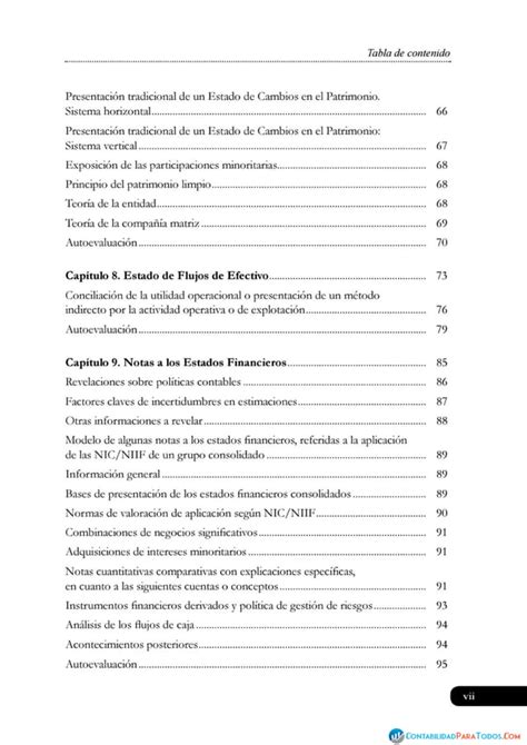 Estados Financieros Basico Bajo Nic Niif Pdf Descarga Gratuita