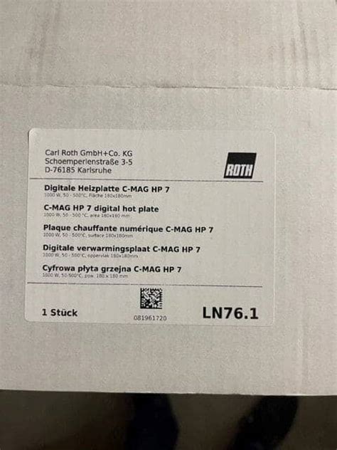 Ika C Mag Hp Hot Plate Labmakelaar Benelux