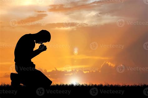 Person Praying To God