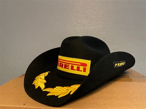 Pirelli Podium Cowboy Hat Austin Gp Etsy