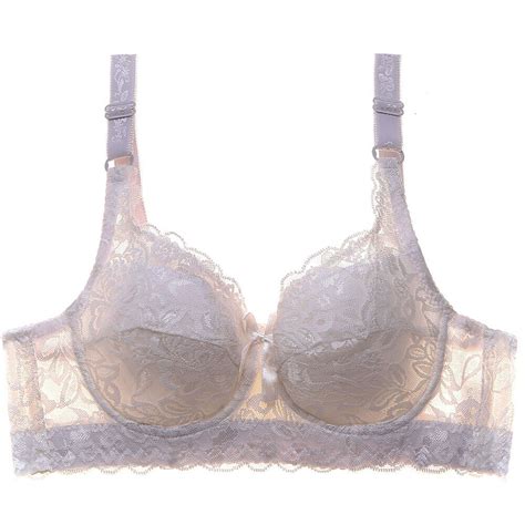 Flat Chested Women Bras Underwire Push Up Bra Slightly Padded Lace Sexy Lingerie Ebay