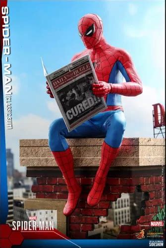 Figura Spider Man Classic Suit Hot Toys Nuevo Sellado MercadoLibre