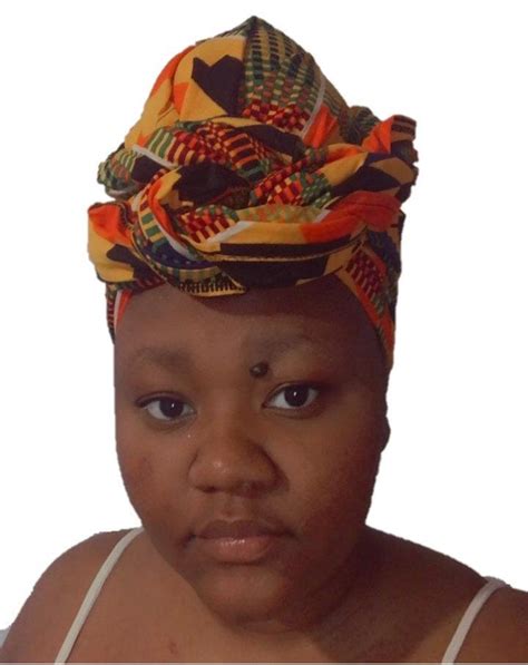 African Traditional Beautiful Kente Print Headwrap African Traditional