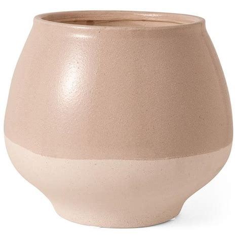 Vaso Em Ceramica 2 Tons Nude Mart G Vasos Para Plantas Magazine Luiza