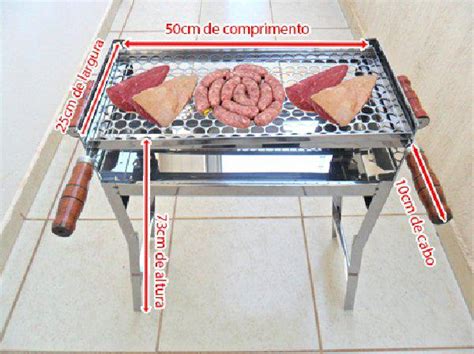 Churrasqueira De Inox X Cm Em Limeira Clasf Servicos