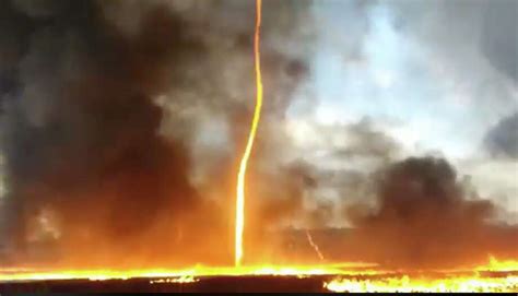 Heres What One Of Those Firenadoes Youve Been Fearing Actually Looks Like Sfgate