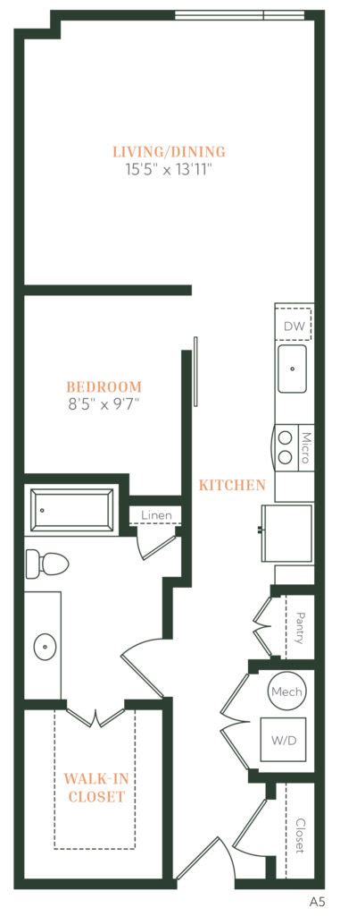 Urban, Studio, 1, 2, & 3 Bedroom Apartments in Lynwood | Plans