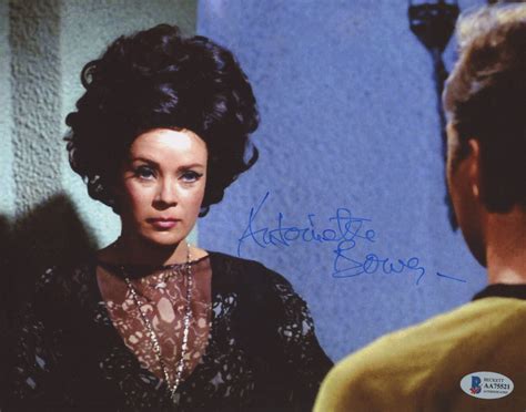 Antoinette Bower Signed Star Trek 8x10 Photo Beckett Coa Pristine