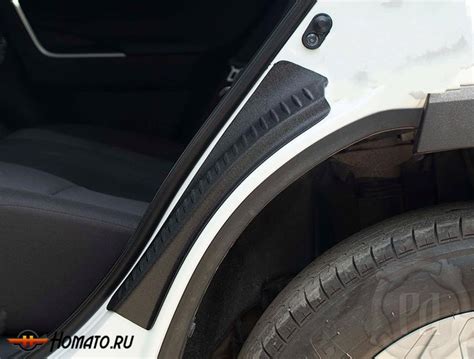 Накладки на пороги задних арок для Тойота Рав 4 XA50 шагрень в интернет ...