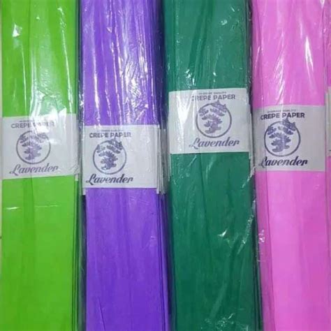 jual kertas krep kertas crepe kertas bunga  seller bulan stationery