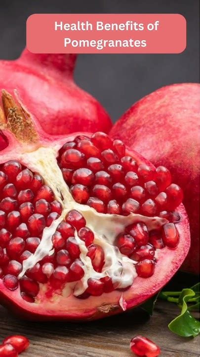 Health Benefits Of Pomegranates Youtube