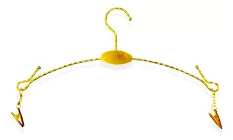 Kit 80 Peças Cabide Metal Dourado Para Lingerie MercadoLivre
