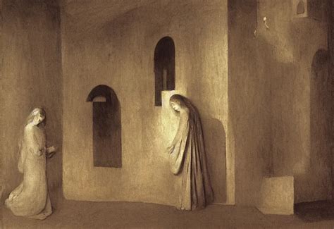 The Annunciation By Odilon Redon By Francisco Goya Stable Diffusion