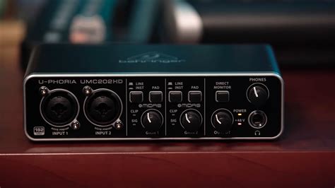 U PHORIA UMC202HD Audio Interface Overview YouTube