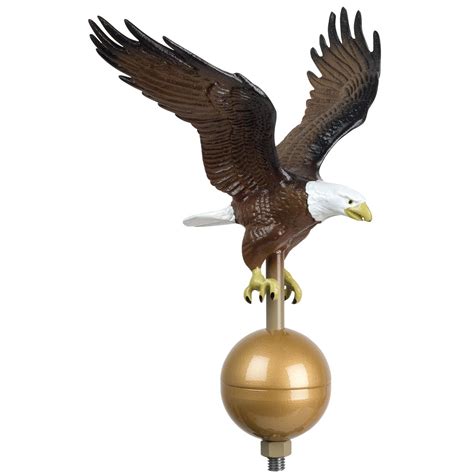 Gold Eagle Flagpole