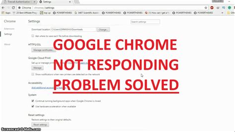 Google Chrome Not Responding In Windows 10 How To Fix YouTube