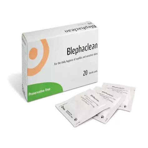 Blephaclean 20 Стерильные салфетки для век для блефарита - купить с ...