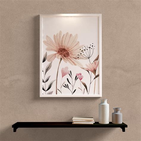 Quadro Decorativo Flores - Wallze