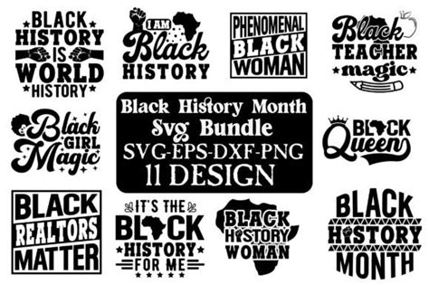 Black History Month Svg Bundle Graphic By Svg Design Hub · Creative Fabrica