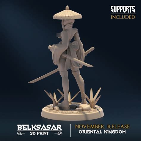 Moonshine Ronin A Nude And Normal 3D Model 3D Printable CGTrader