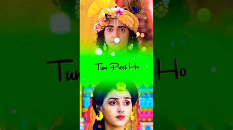 Radha Krishna Full Screen Status Ll Tum Prem Ho Tum Preet Ho Song