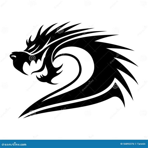 Знак дракона иллюстрация вектора. иллюстрации насчитывающей культ ...