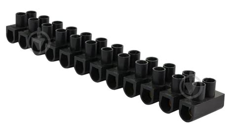 ᐉ Колодка клеммная АСКО-Укрем 16 кв. мм / 30А чорна тип W (U) черный ...