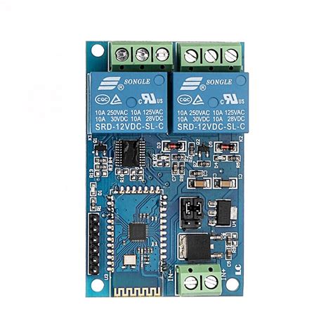 Buy DC 12V 2 Channel Bluetooth Wireless Control Relay Module