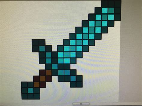 Diamond Sword Pixel Art Pixel Art Gaming Logos Logos - vrogue.co
