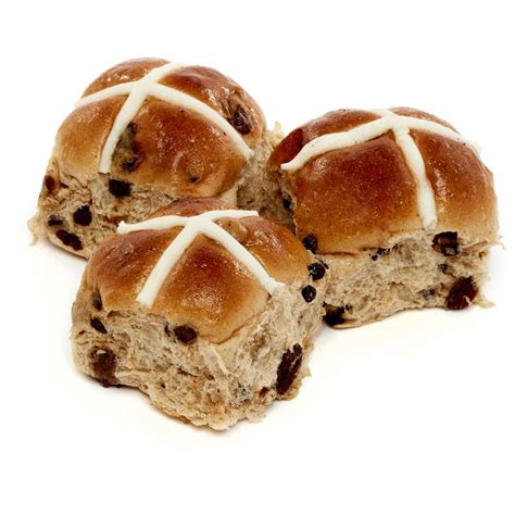 Woolworths Mini Traditional Fruit Hot Cross Buns Pk Woolworths