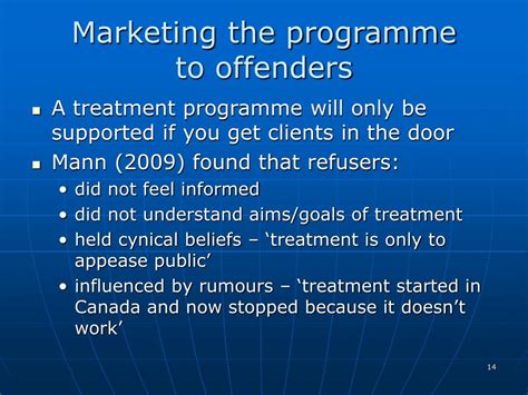 Ppt Good Management Of Sex Offender Treatment Programmes Powerpoint Presentation Id