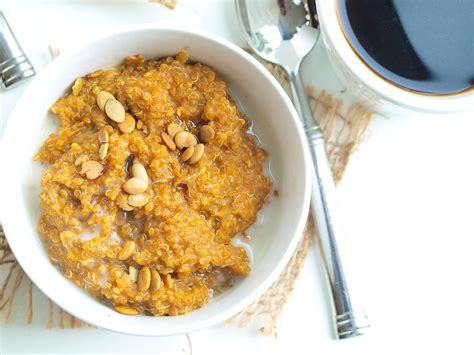 Pumpkin Banana Quinoa Breakfast Happy Healthy Mama