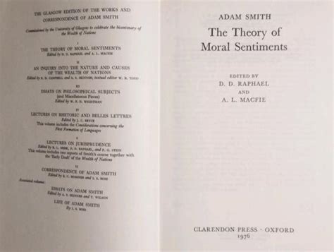The Theory of Moral Sentiments 道徳感情論(Adam Smith アダム・スミス Raphael and ...
